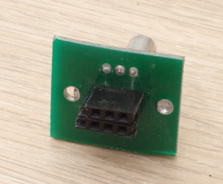 rear of rotary encoder